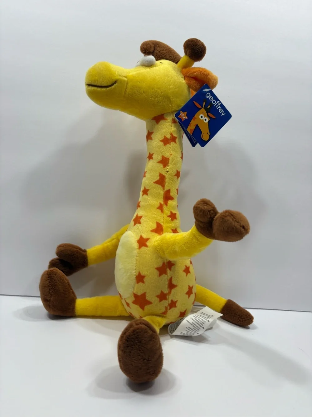 Geoffrey Yellow Star Giraffe Plush Toy